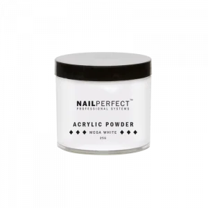 Nailperfect Acrylic Powder Mega White 25g